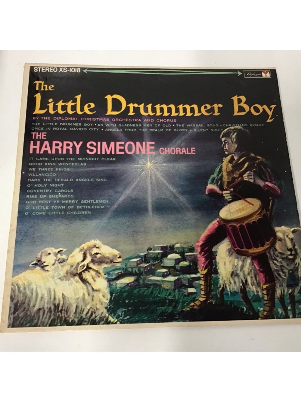 #N46- The Harry Simeone Chorale "The Little Drummer Boy" Diplomat LP 1963